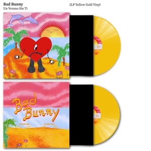 Bad Bunny 2LP Yellow Gold Vinyl